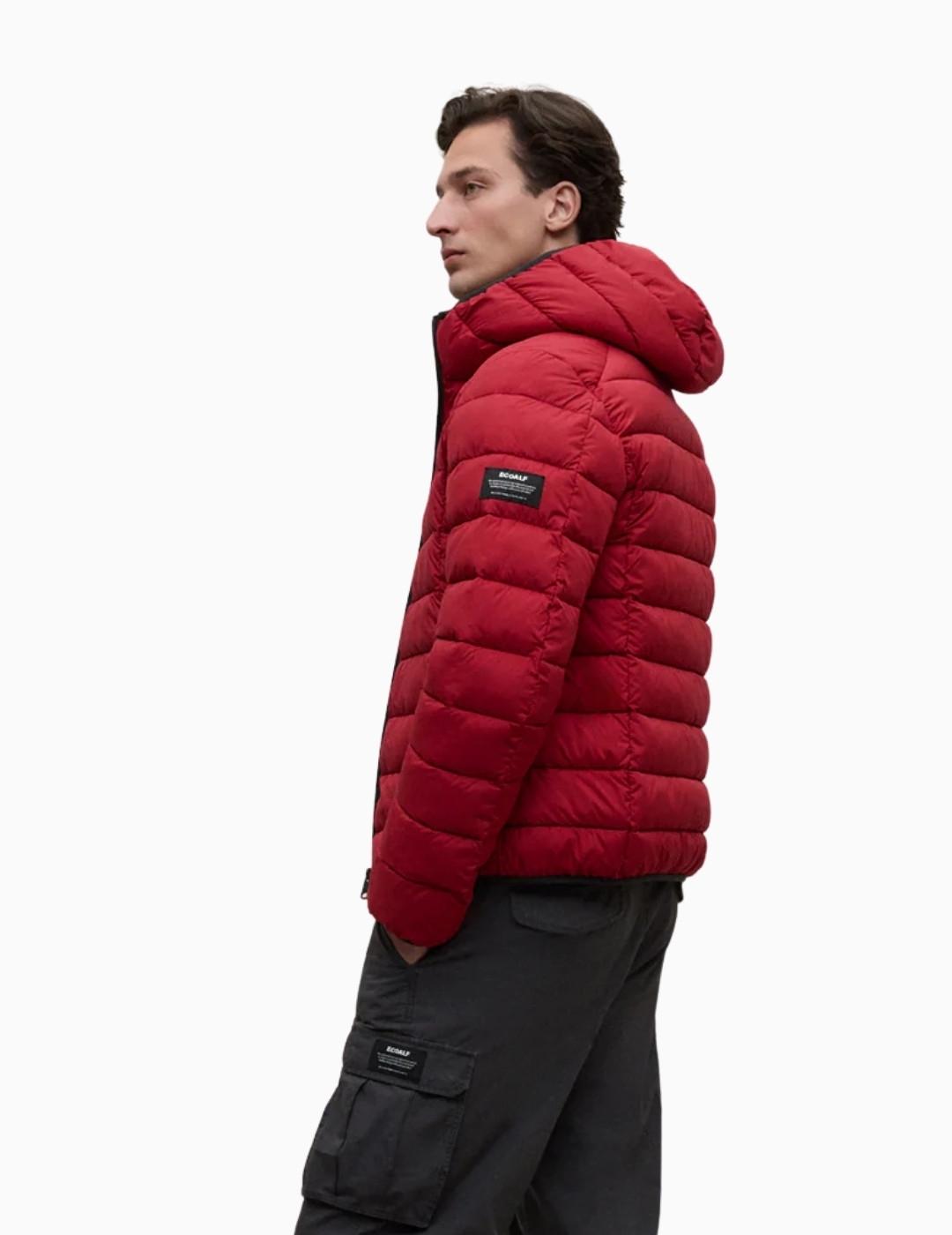 ABRIGO ECOALF ASPEN HOMBRE DARK RED