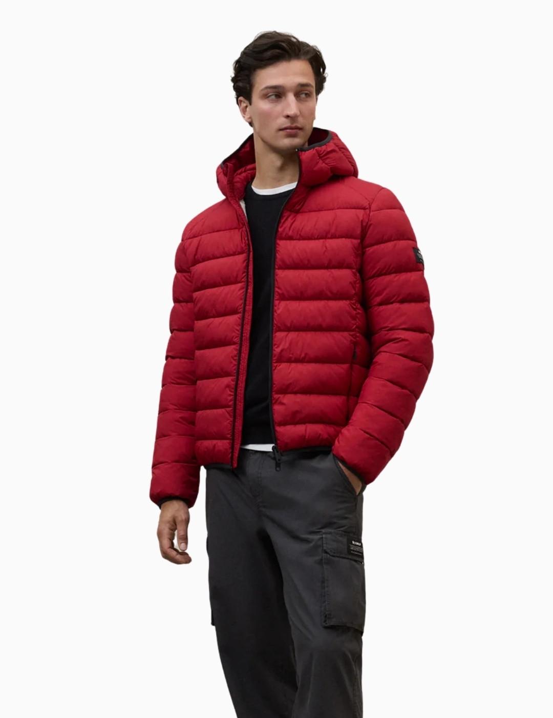 ABRIGO ECOALF ASPEN HOMBRE DARK RED