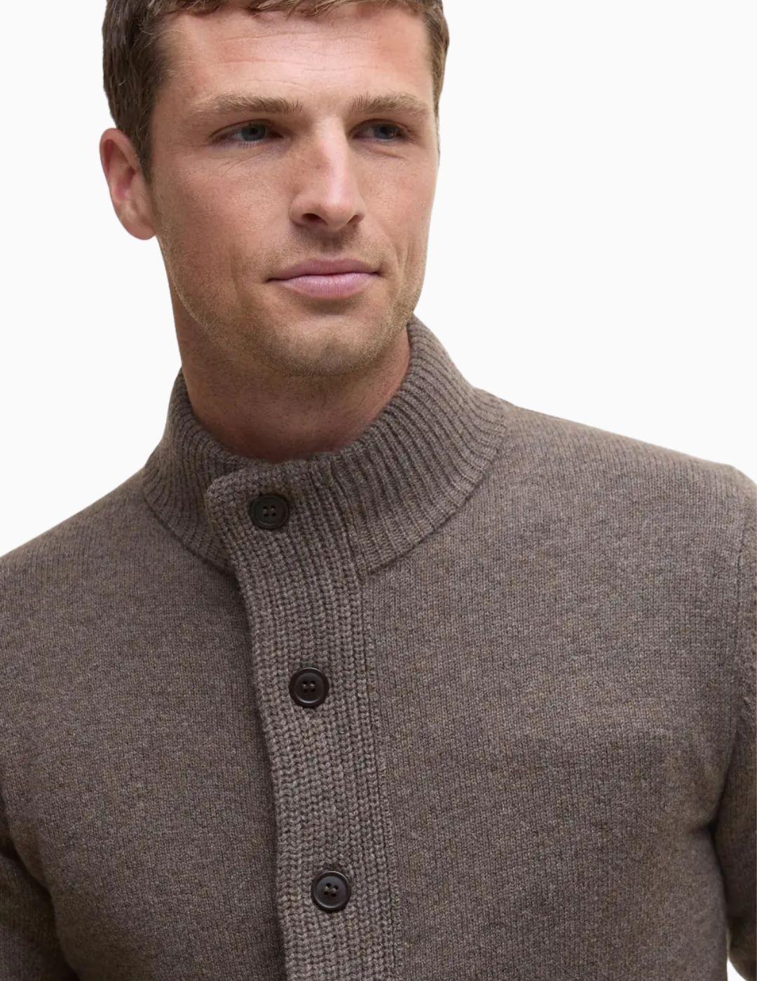 CARDIGAN BARBOUR ESENCIAL CON CODERAS