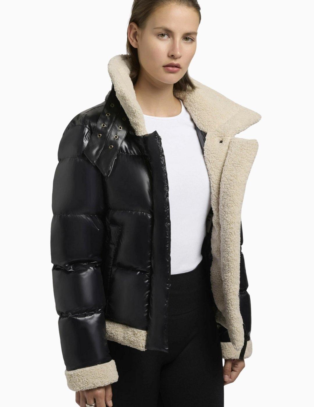 ABRIGO KHUJO NESSIE2 BORREGO NEGRO