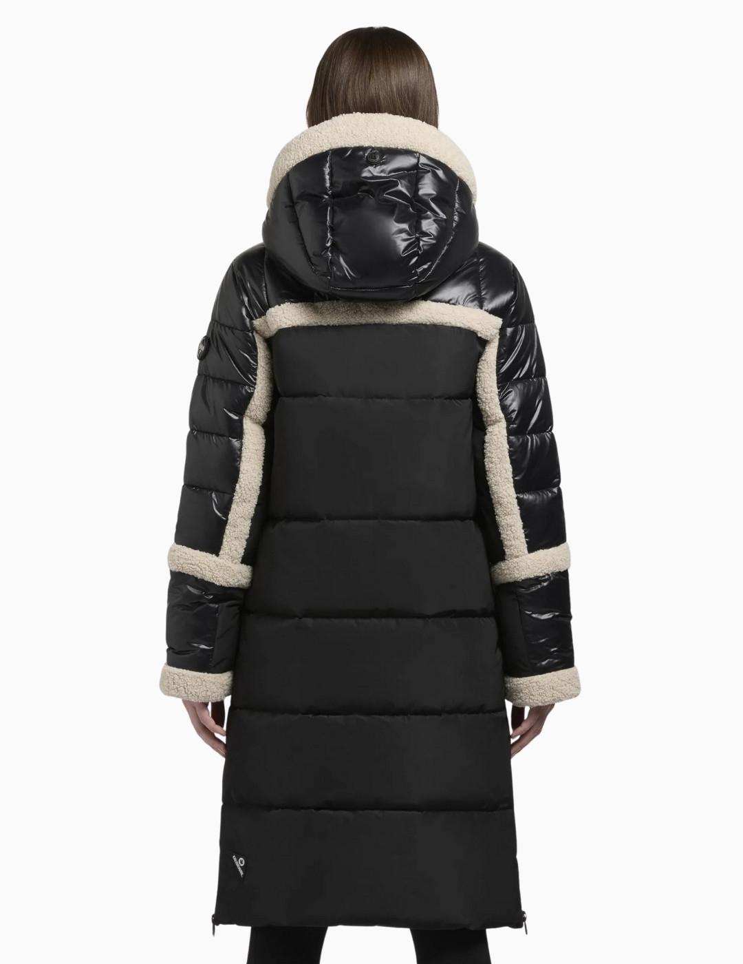 ABRIGO KHUJO DESNA2 BORREGO NEGRO