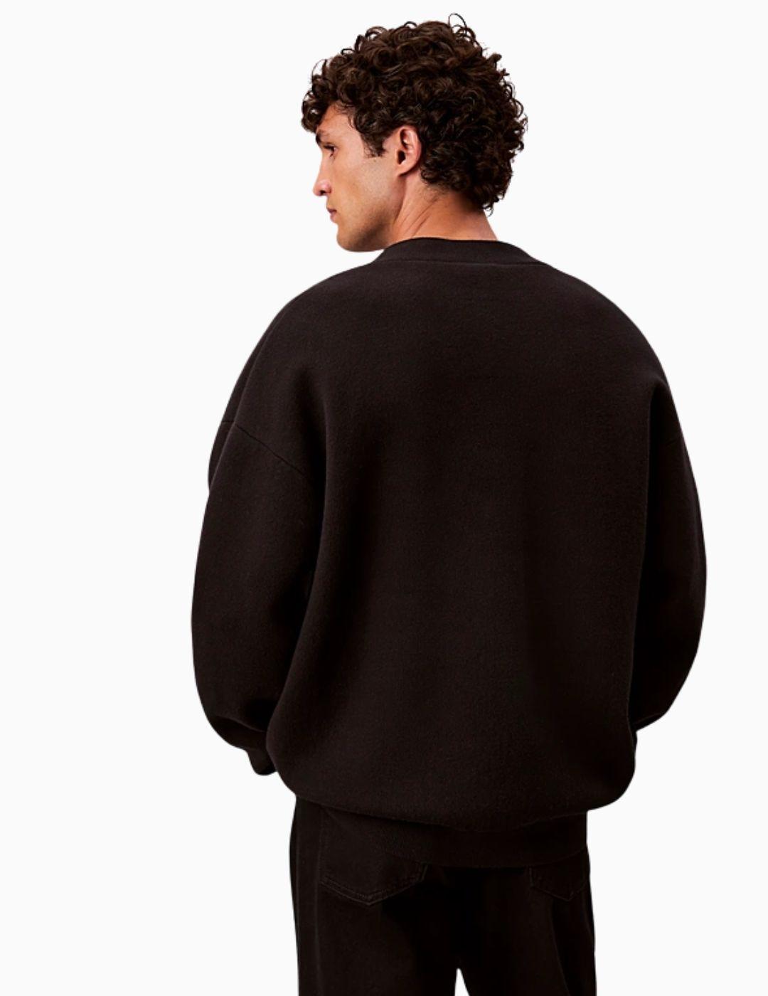 CARDIGAN CALVIN KLEIN HOLGADO LOGO MONOGRAMA