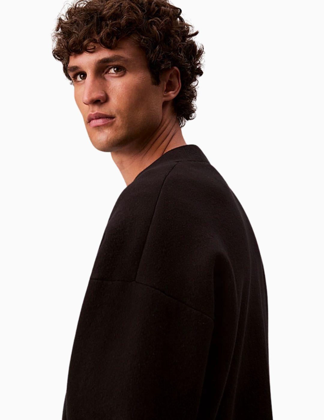 CARDIGAN CALVIN KLEIN HOLGADO LOGO MONOGRAMA