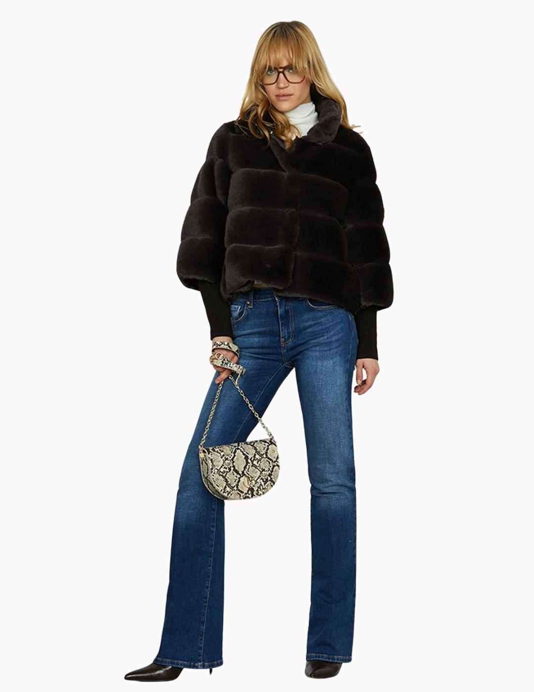 ABRIGO RELISH PIEL ECOLOGICA MARILA