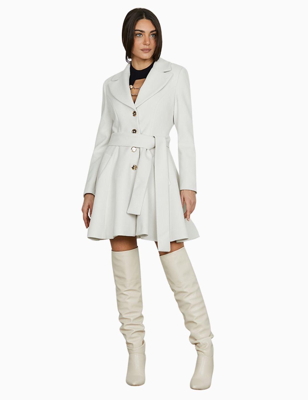 ABRIGO RELISH PALMAST CON CINTURON