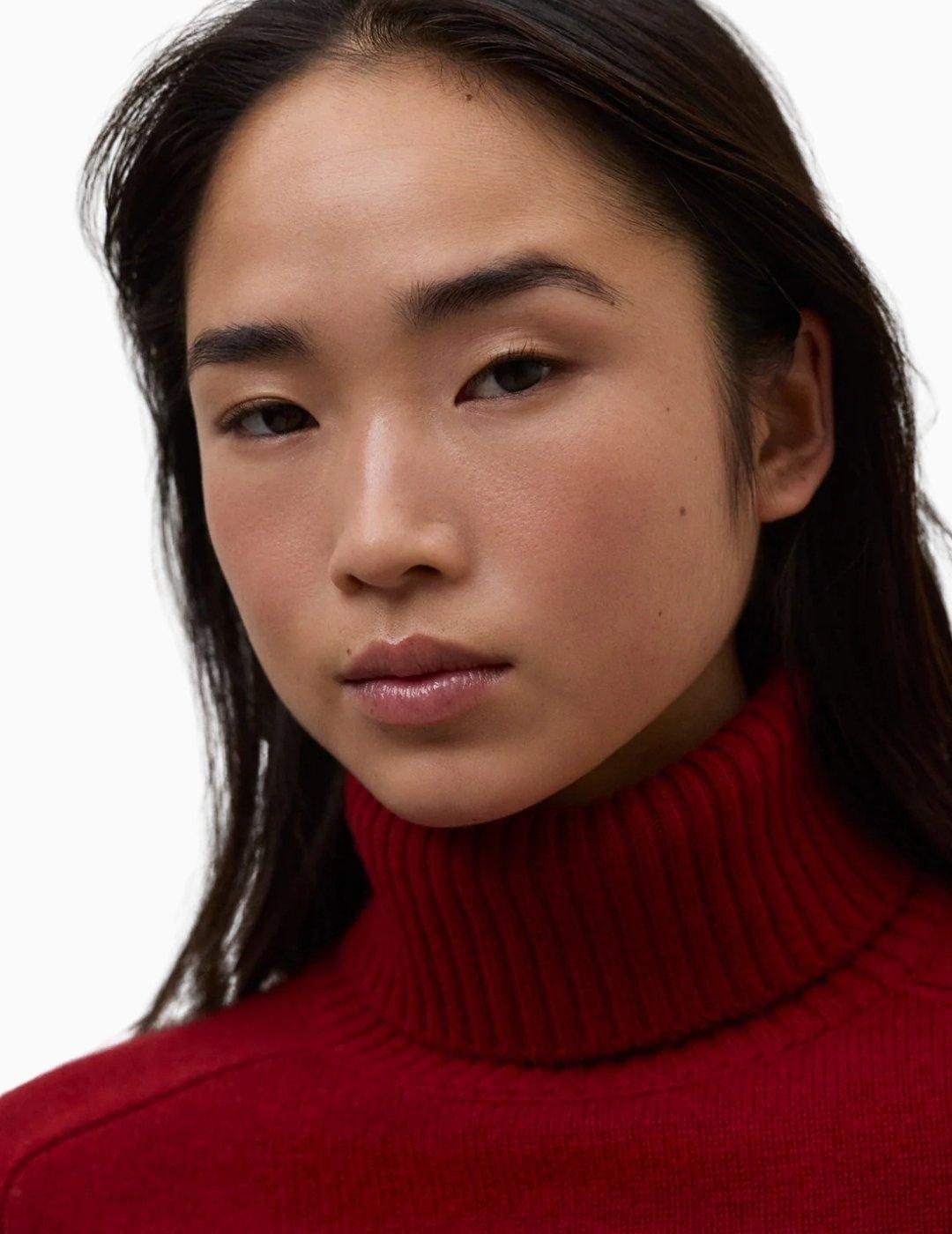 JERSEY ECOALF CAQUI KNIT CRIMISON RED