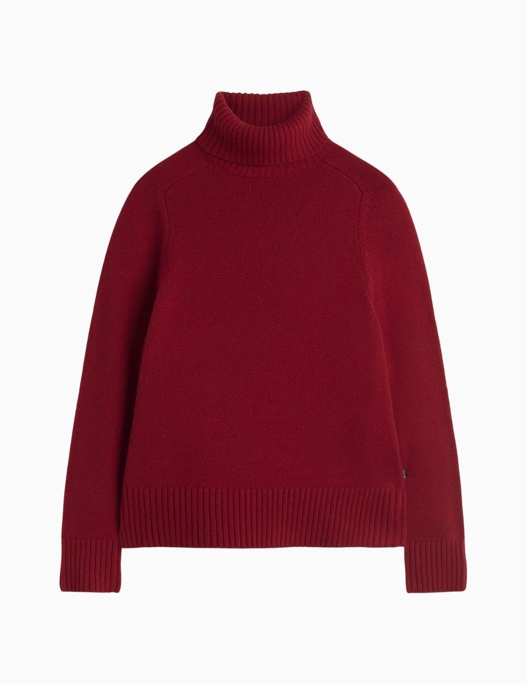 JERSEY ECOALF CAQUI KNIT CRIMISON RED