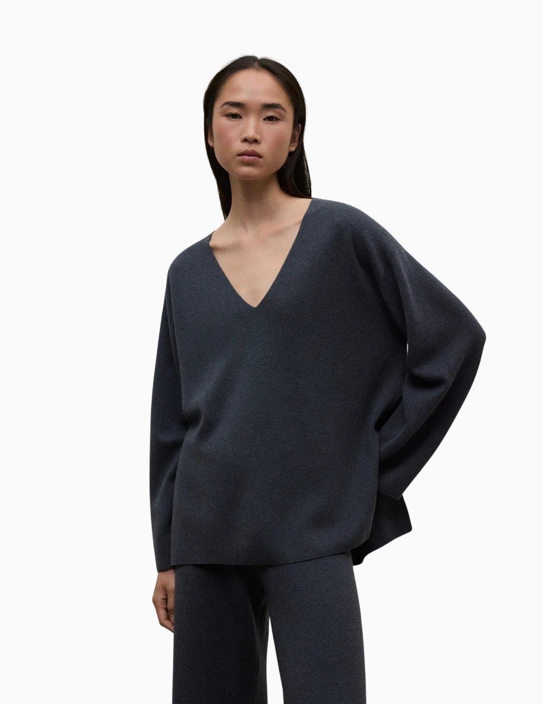 JERSEY ECOALF BEGONIA KNIT STORM BLUE