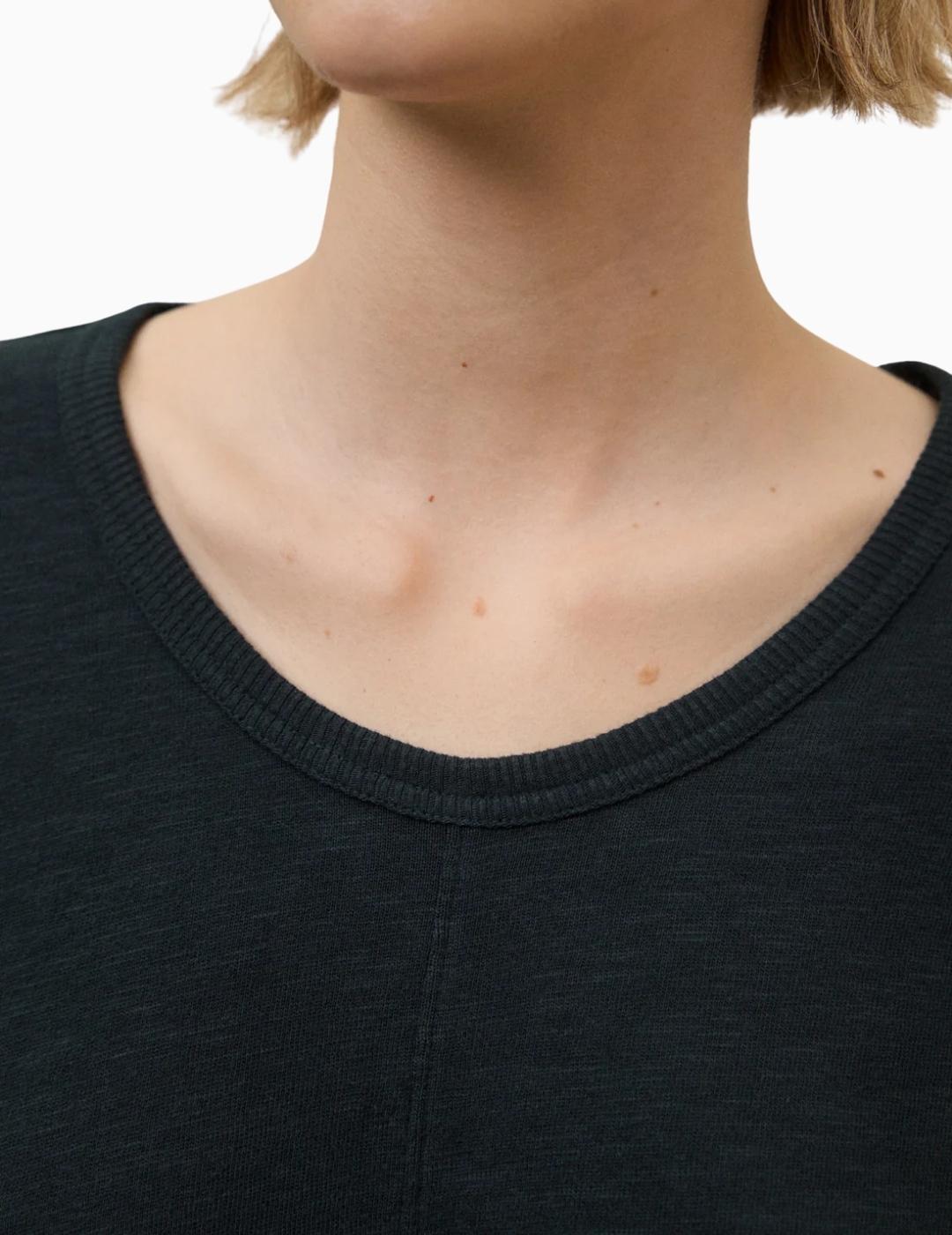 CAMISETA  ECOALF ADRAGA MANGA LARGA  SHADOW BLACK