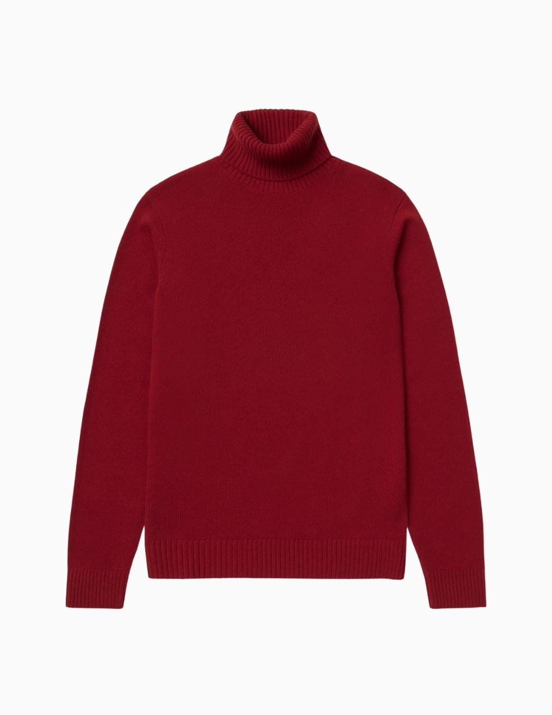 JERSEY ECOALF BRUN KNIT DARK RED