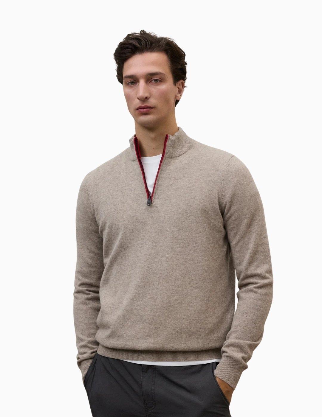 JERSEY ECOALF LARCH KNIT TOAST MELANGE