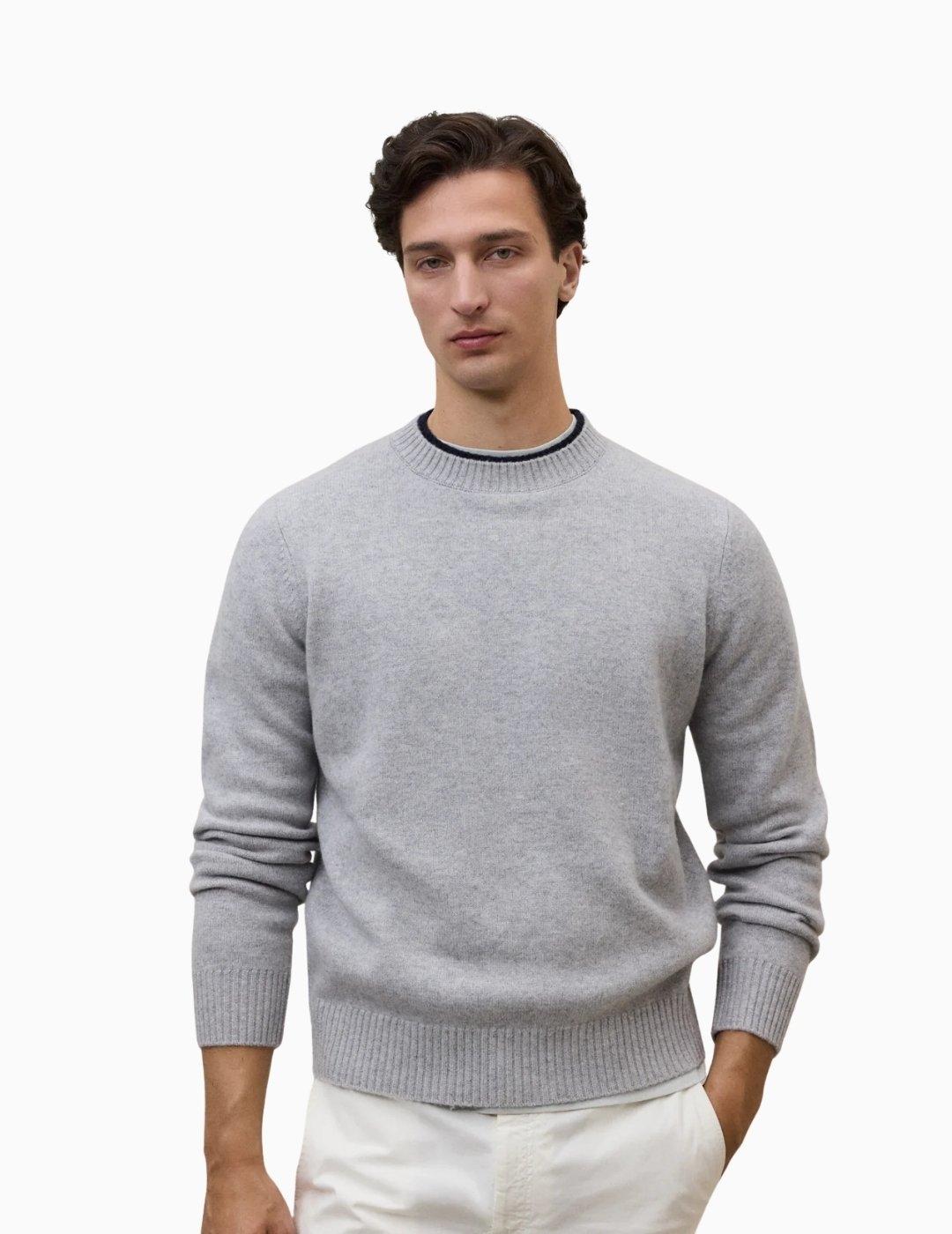 JERSEY ECOALF MARULA KNIT LIGHT GREY  MELANGE