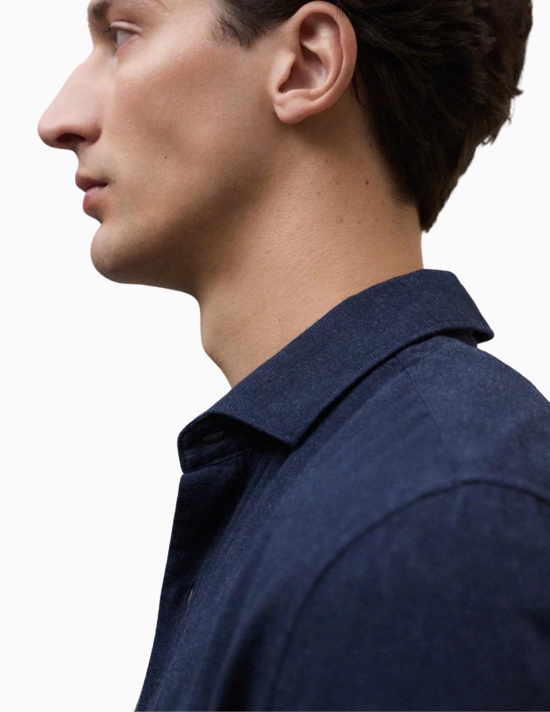 CAMISA ECOALF FELIPE SHIRT NAVY MELANGE