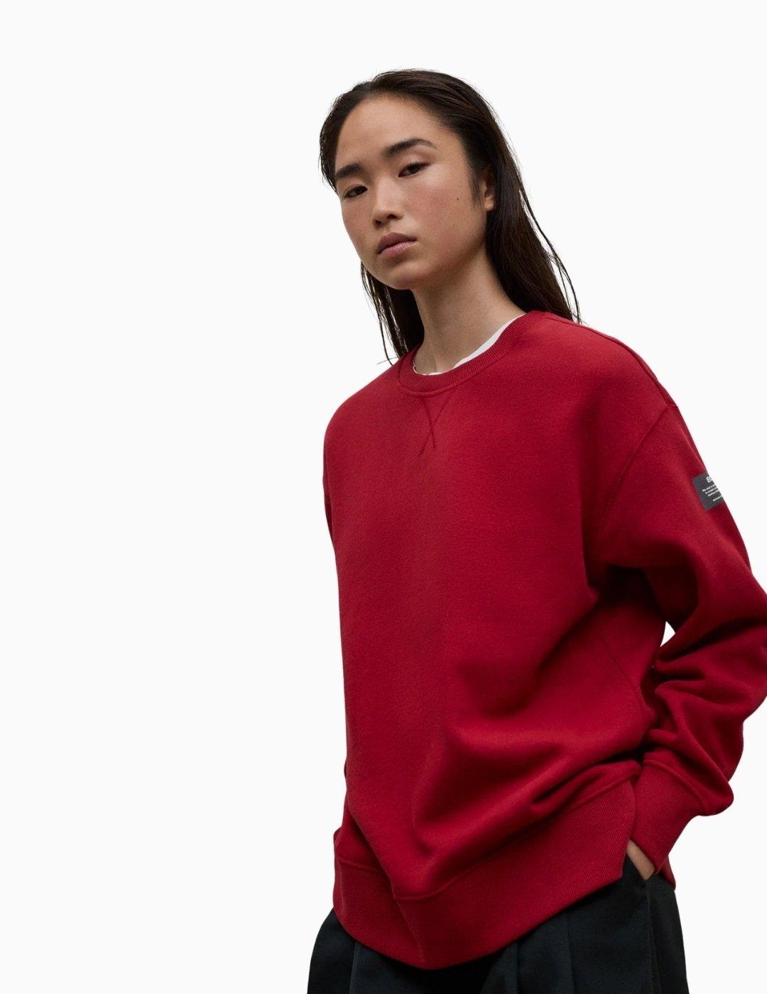 SUDADERA ECOALF STORM SWEATSHIRT CRIMISON RED