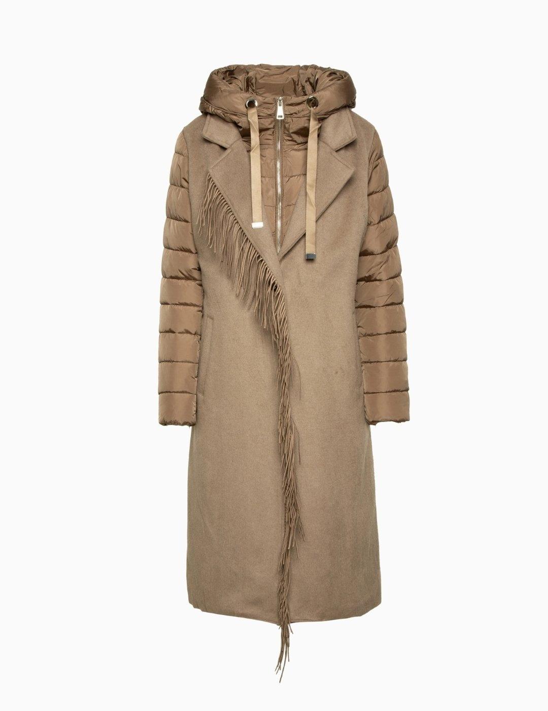 ABRIGO BSB PUFFER CON FLECOS LARGO FANCO