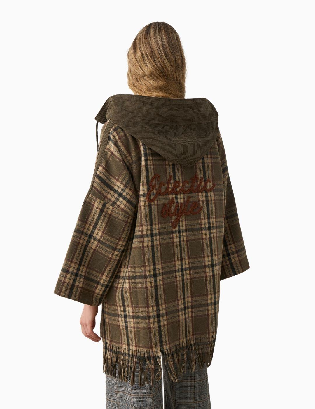 CAPA BSB ESTAMPADO CUADROS Y FLECOS VERDE