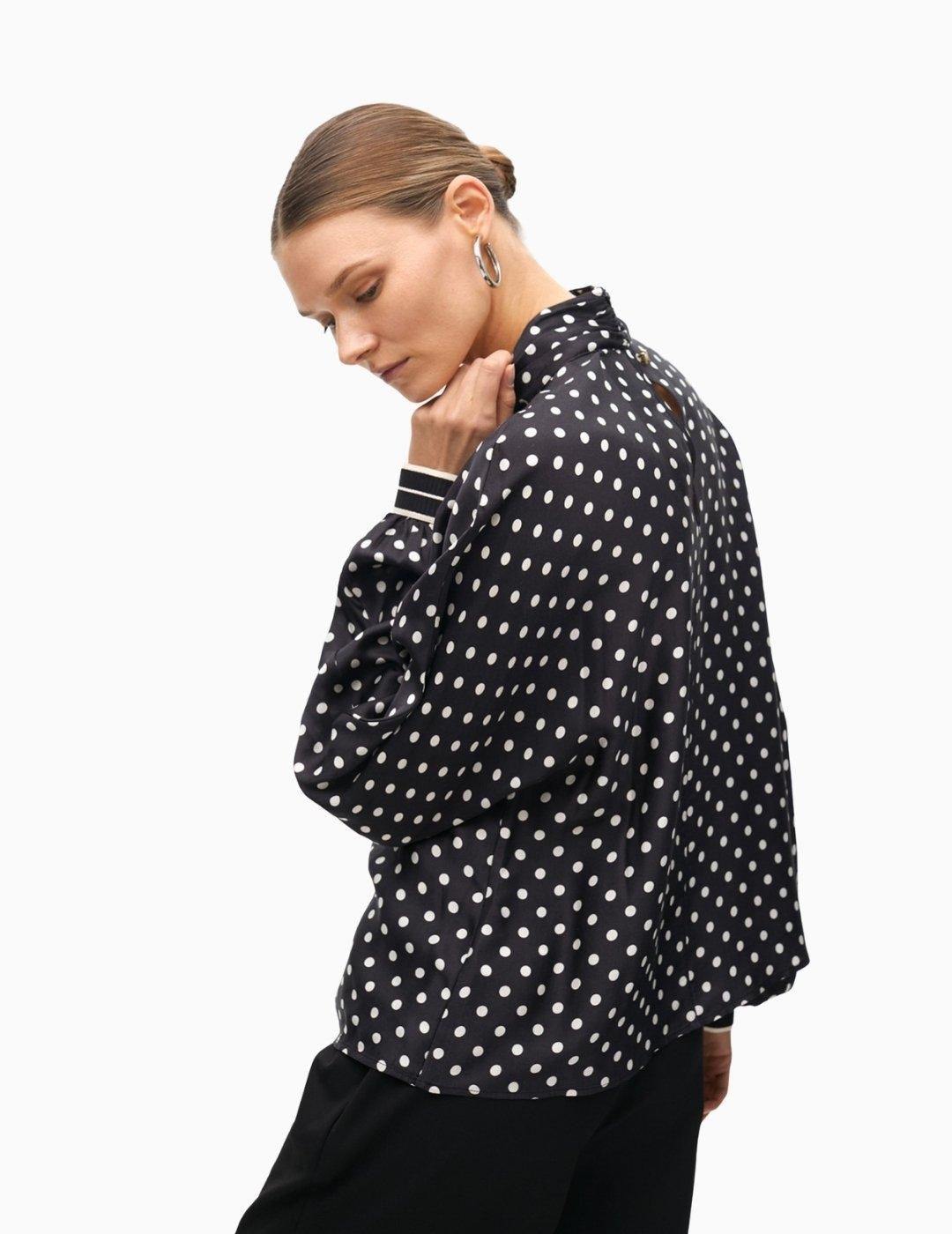 BLUSA  LOLA CSDM BY MAITE CUELLO PERKINS TOPOS