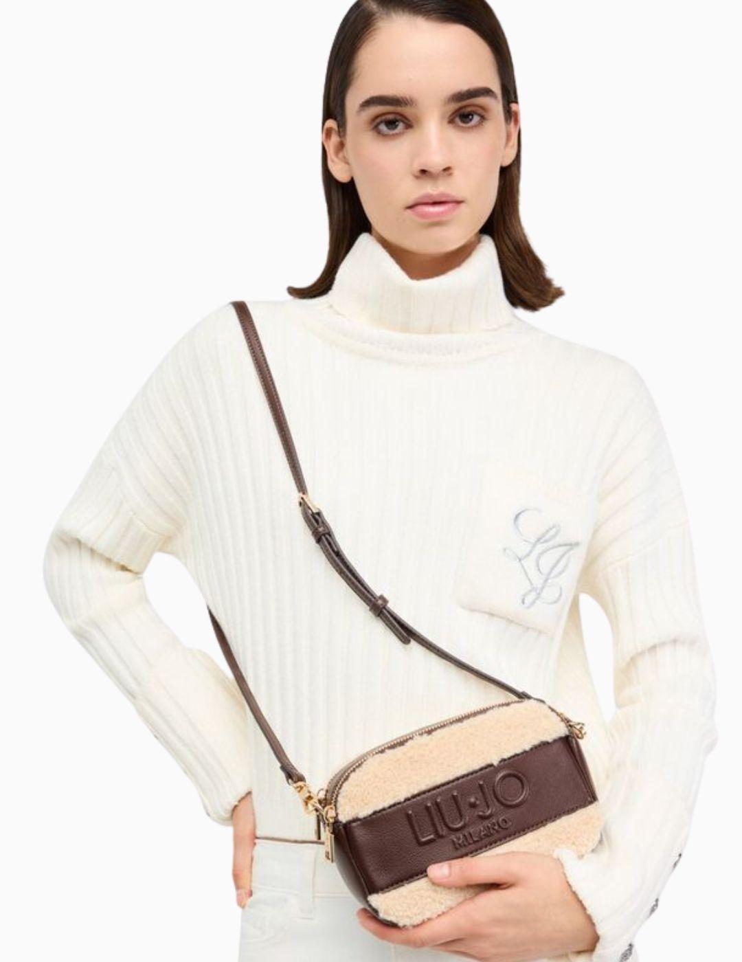 BOLSO LIU JO BANDOLERA PELUCHE