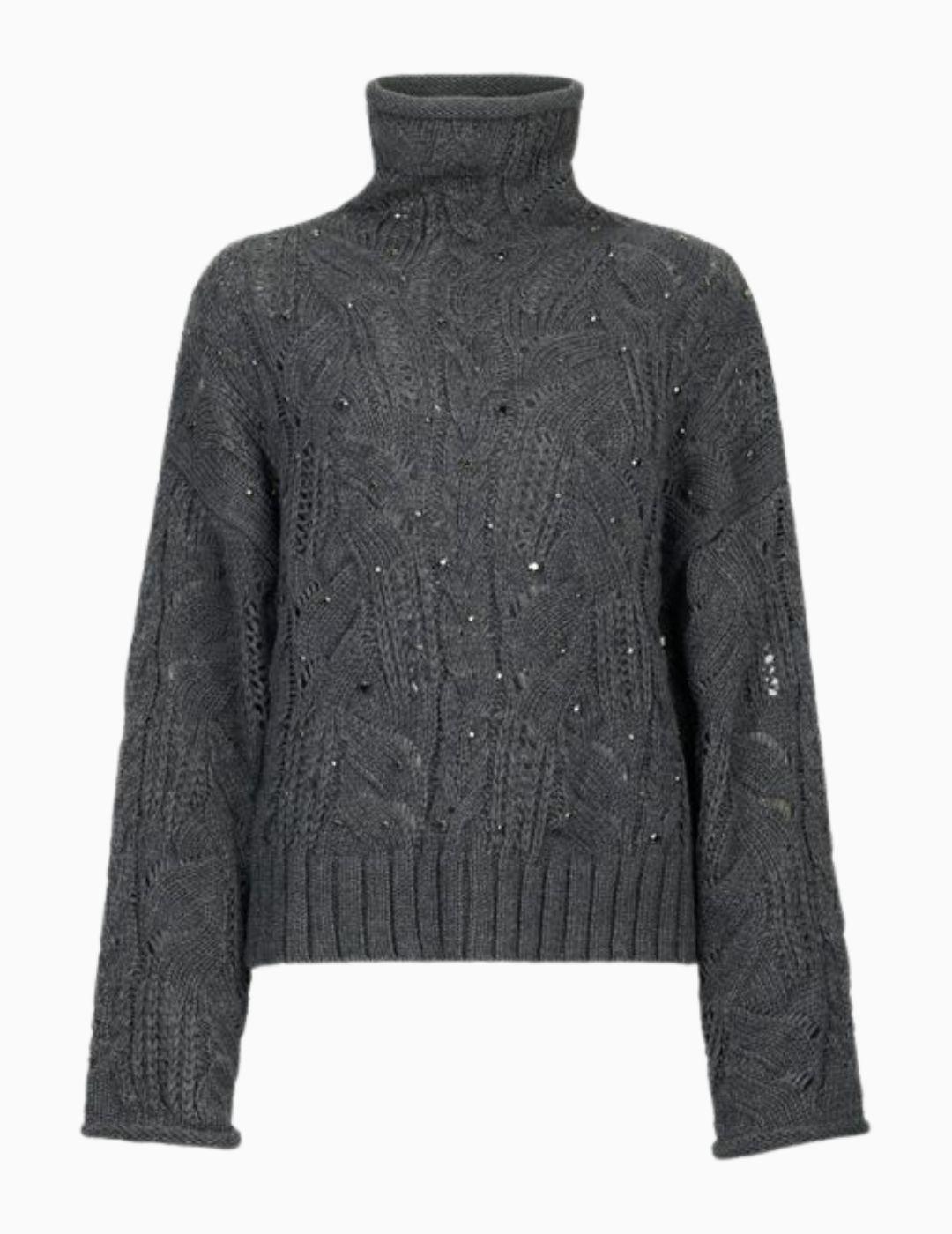 JERSEY LIU JO CUELLO ALTO PEDRERIA