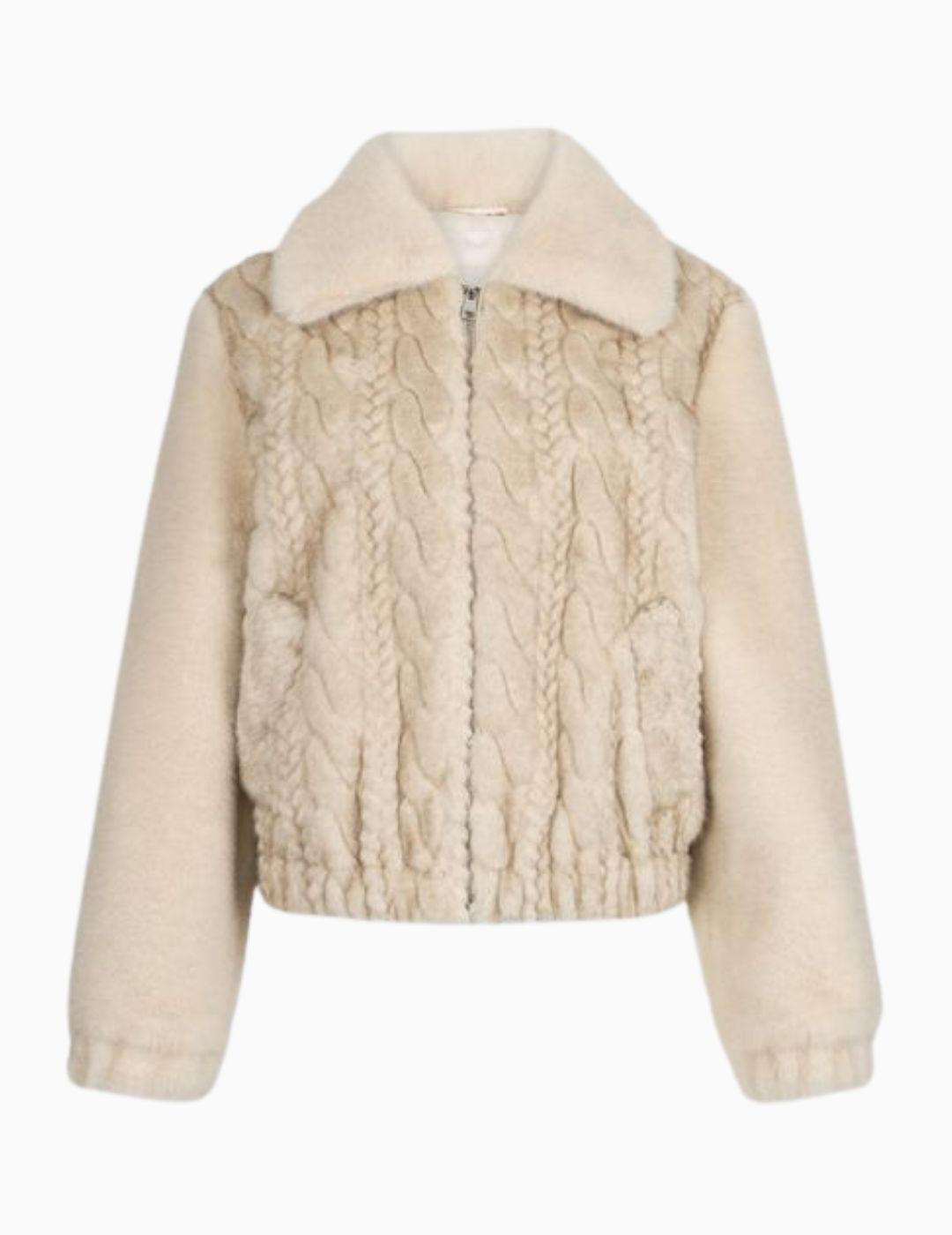 BOMBER LIU JO PELUCHE CON TRENZAS