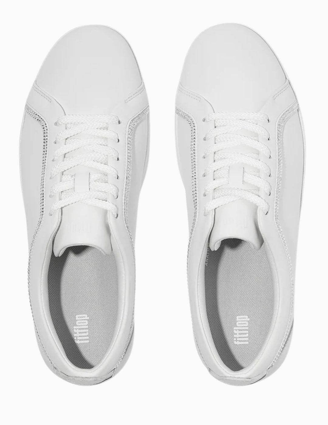 ZAPATILLAS FITFLOP RALLY CRISTAL TRIM LEATHER