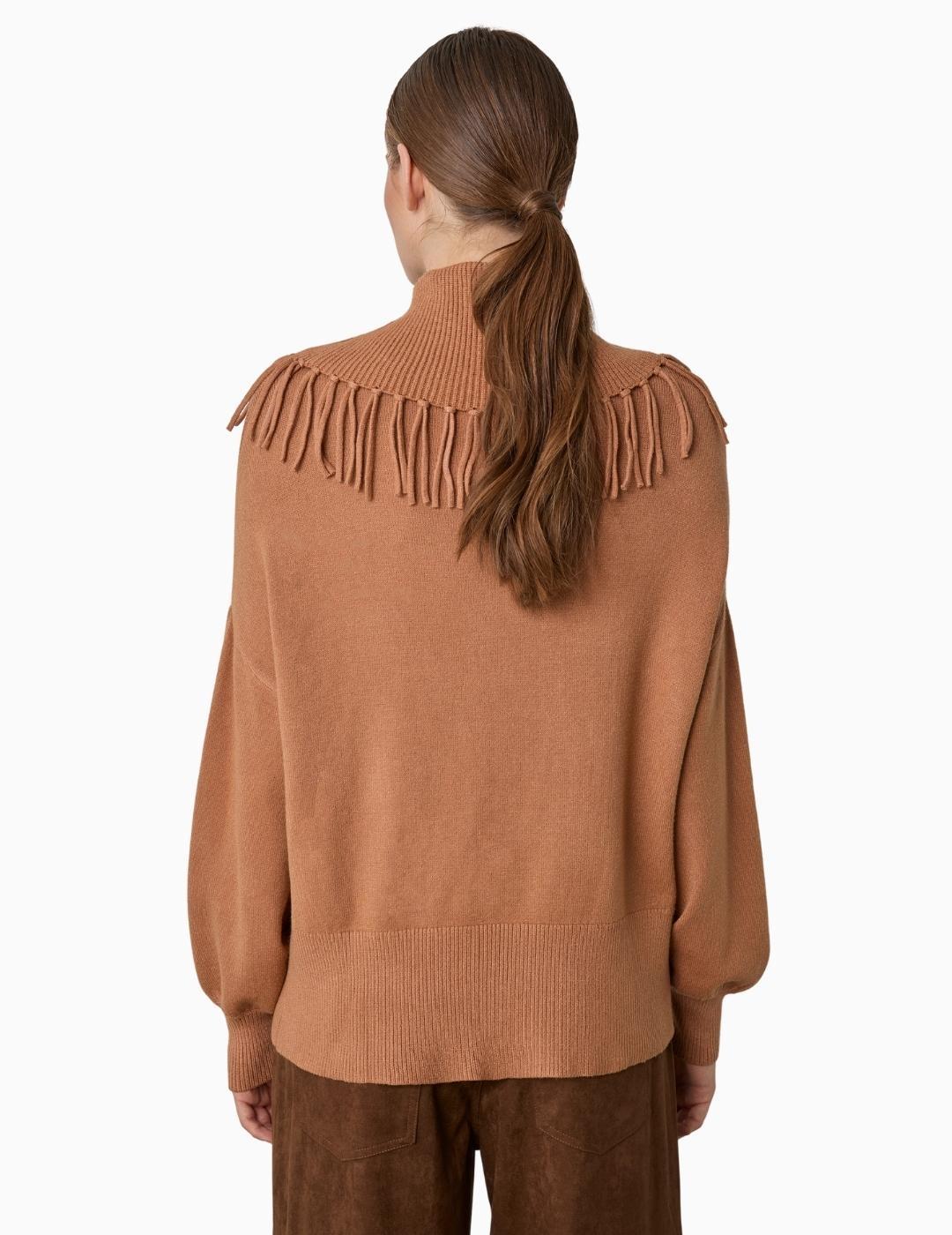 JERSEY  BSB CUELLO ALTO FLECOS CARAMELO