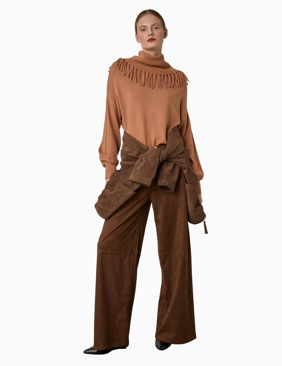 JERSEY  BSB CUELLO ALTO FLECOS CARAMELO