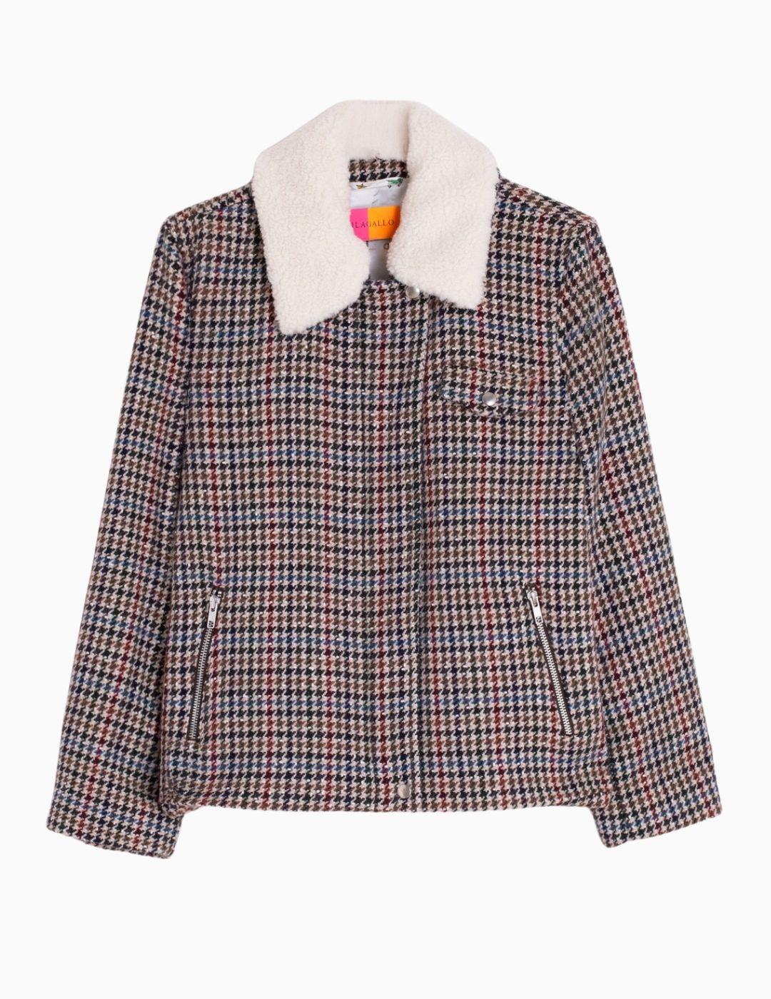 CHAQUETA VILAGALLO BLAIR PATA DE GALLO 