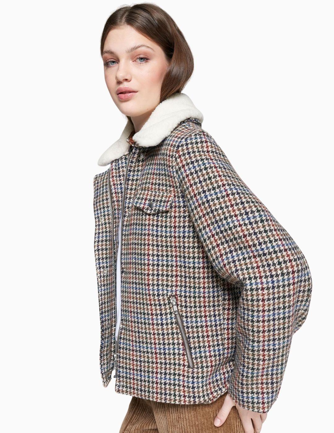 CHAQUETA VILAGALLO BLAIR PATA DE GALLO 