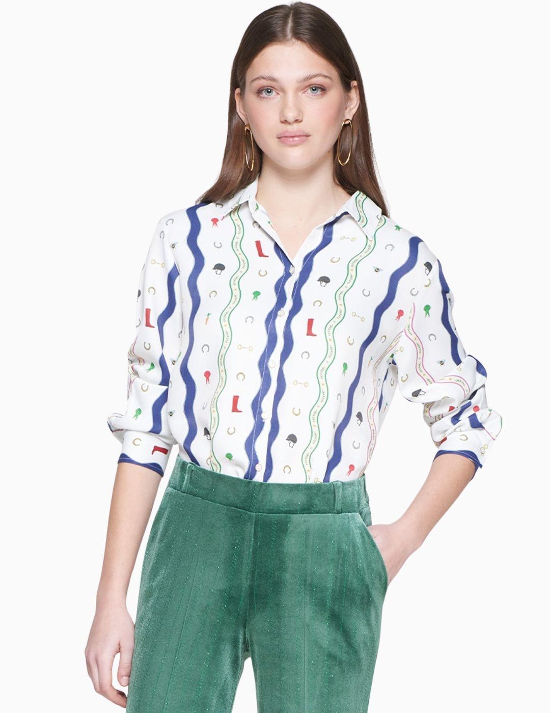 CAMISA VILAGALLO HIPICA ONDAS 