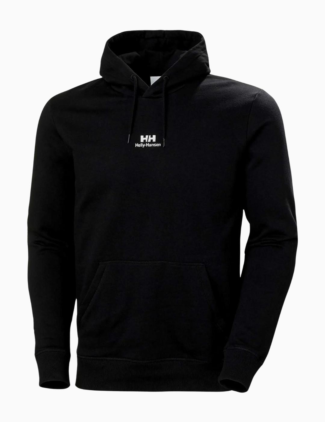 SUDADERA HELLY HANSEN YU HOODIE NEGRA
