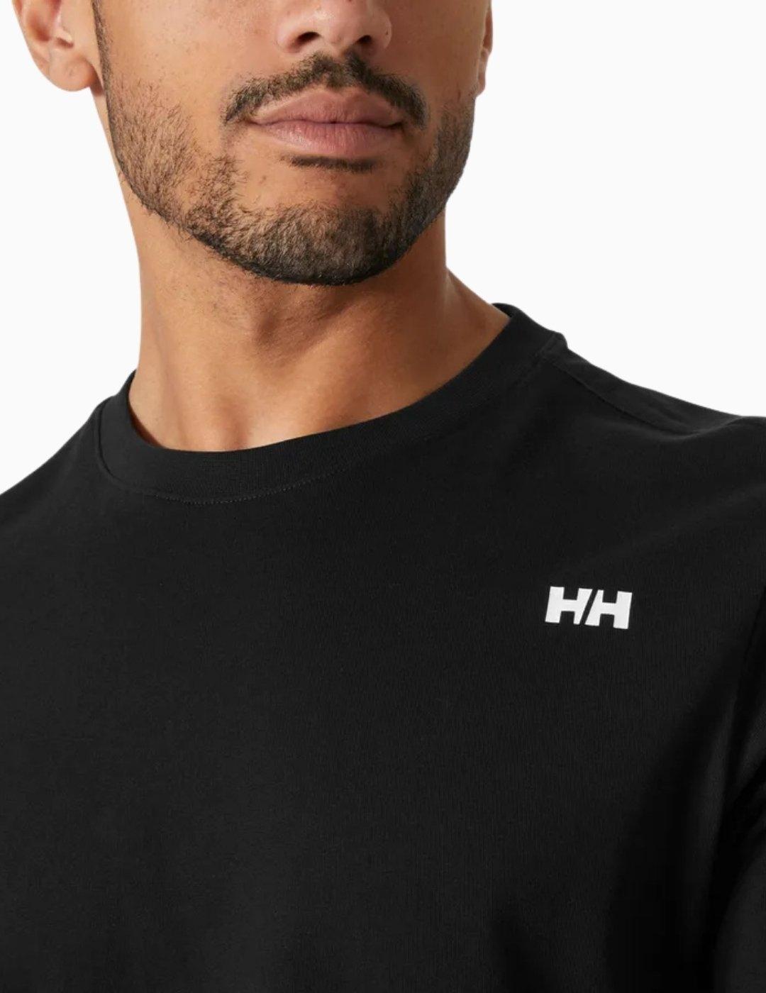 CAMISETA HELLY HANSEN CORE GRAPHIC 2.0  NEGRA