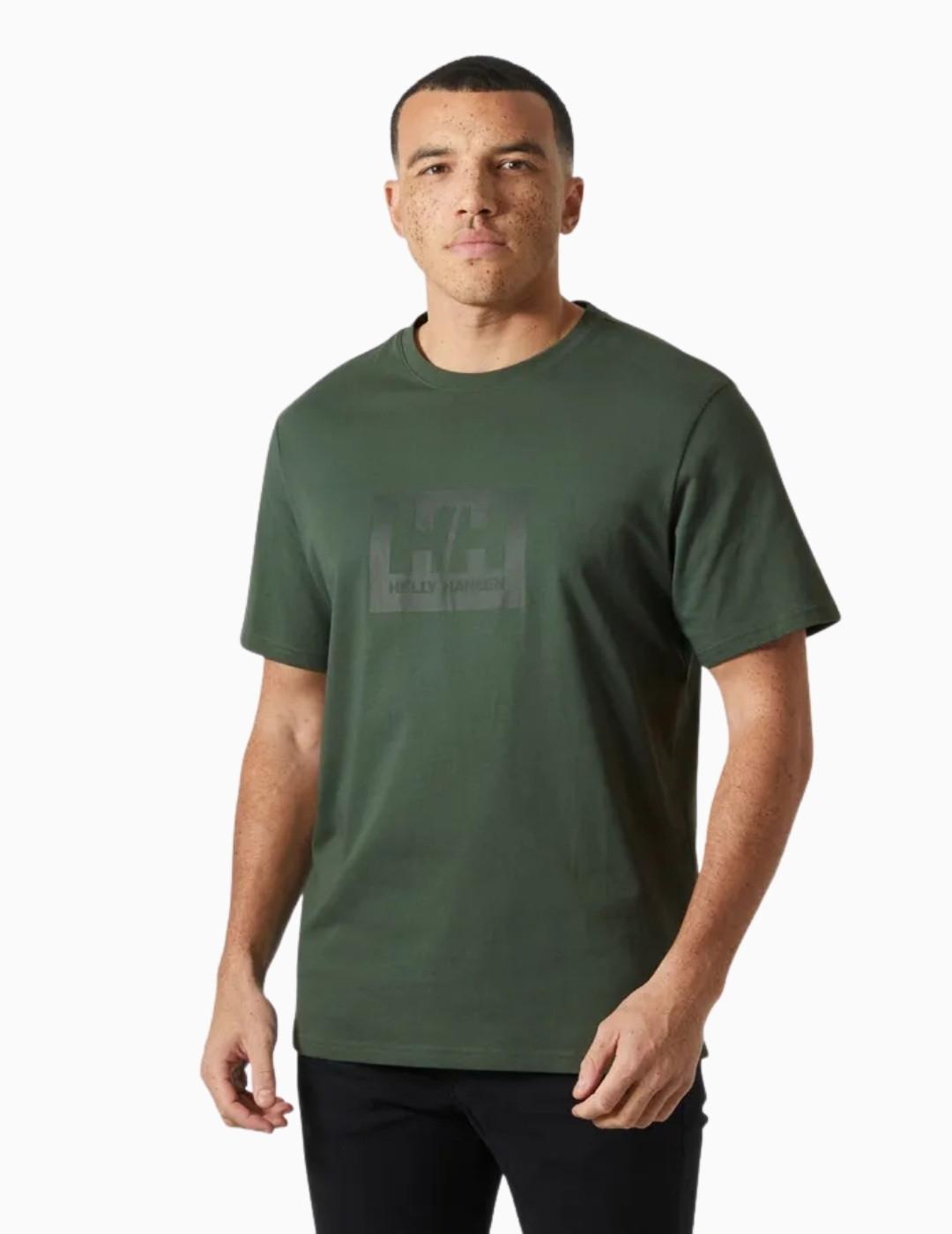 CAMISETA HELLY HANSEN HH BOX 2.0 JUNGLE GREEN