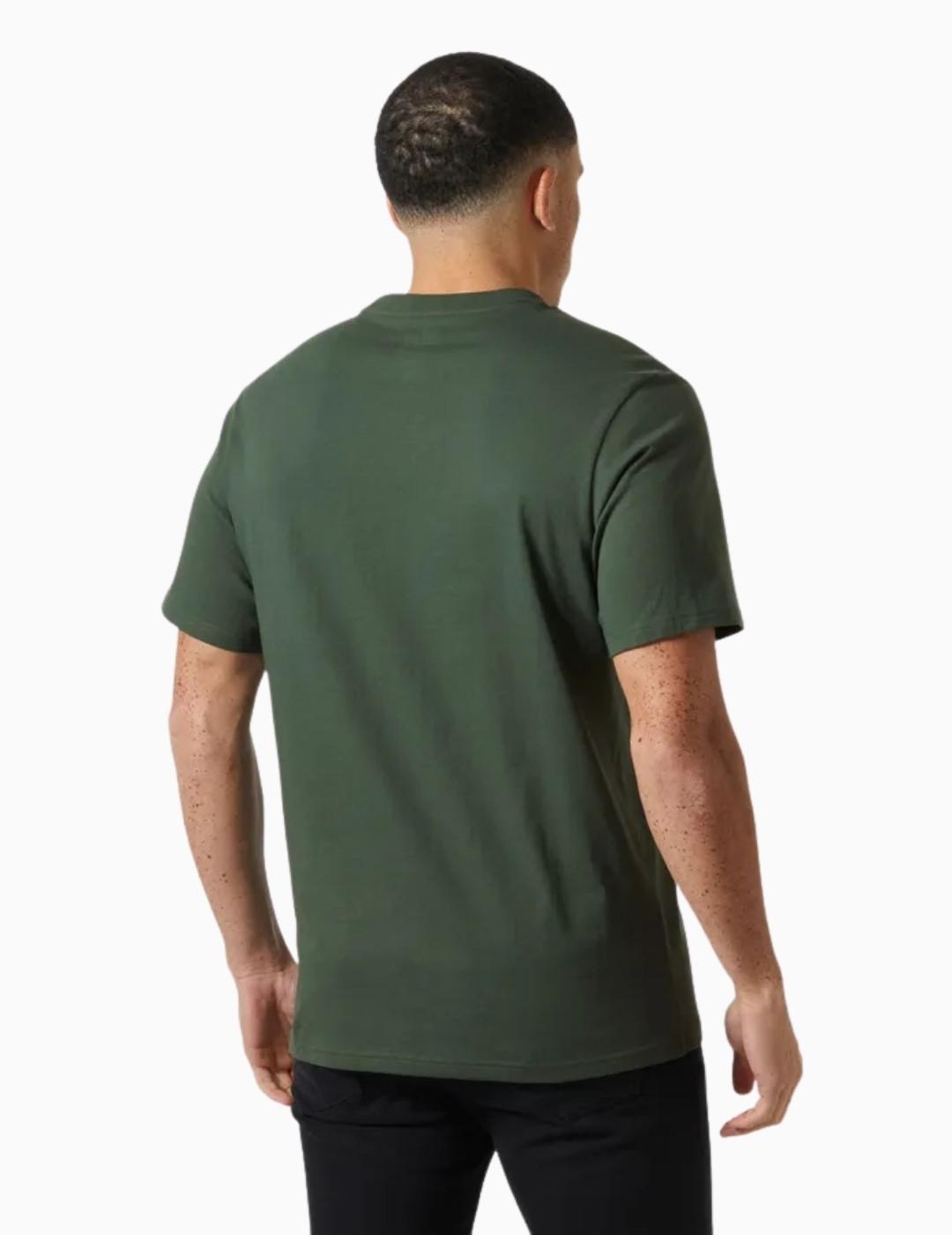 CAMISETA HELLY HANSEN HH BOX 2.0 JUNGLE GREEN