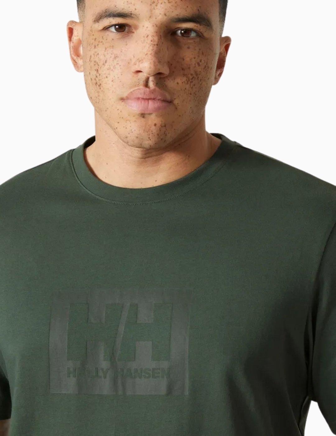 CAMISETA HELLY HANSEN HH BOX 2.0 JUNGLE GREEN
