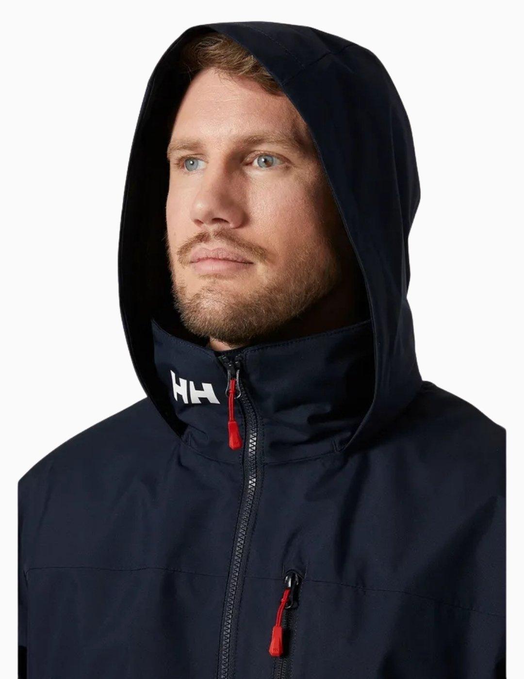 ABRIGO HELLY HANSEN CREW HOODED MIDLAYER 2 NAVY