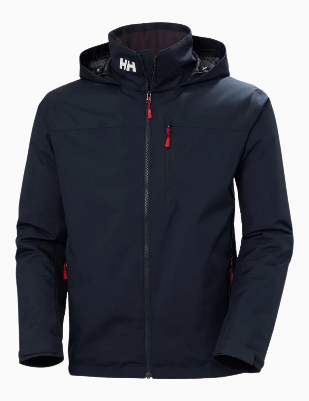 ABRIGO HELLY HANSEN CREW HOODED MIDLAYER 2 NAVY
