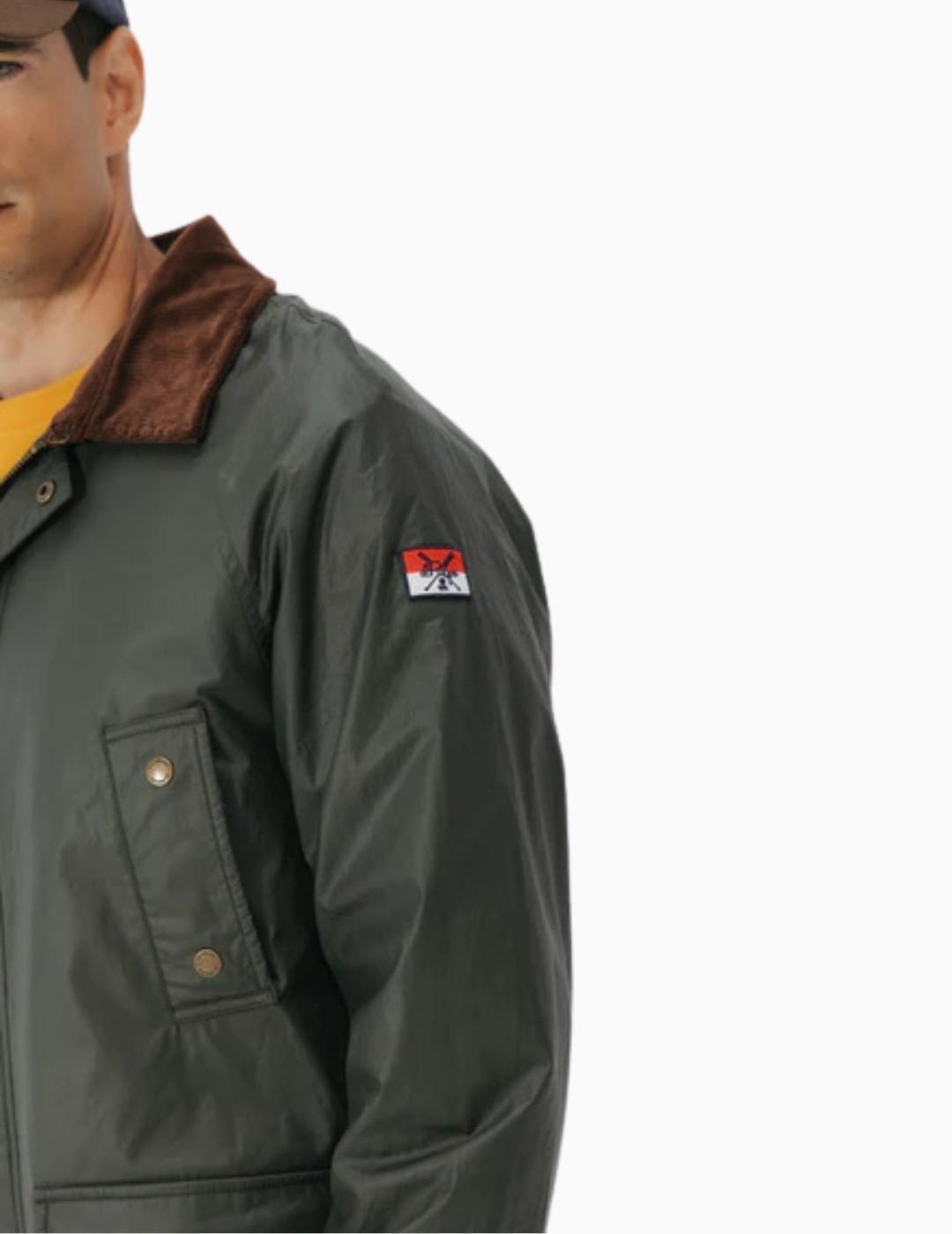 CHAQUETA EL PULPO ENCERADA HERITAGE VERDE MILITAR