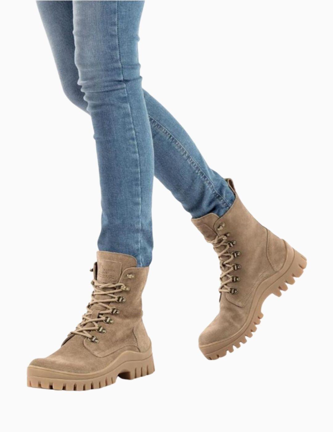 BOTAS PANAMA JACK HONGKONG B2 VELOUR TAUPE