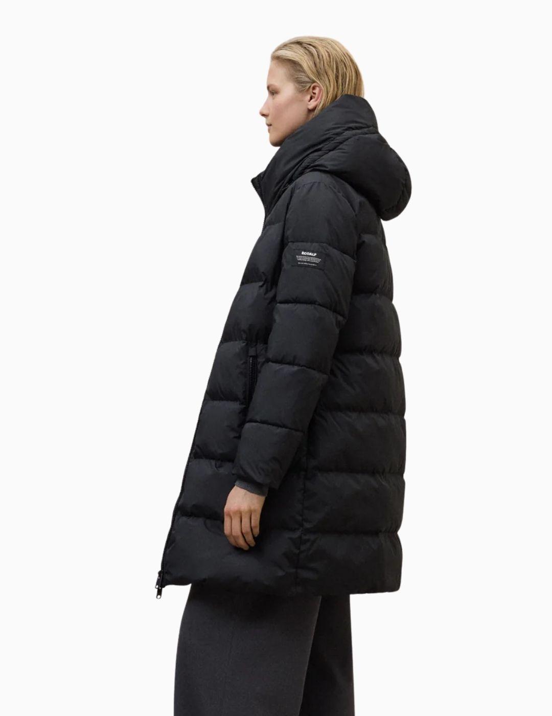ABRIGO ECOALF MANLIE MUJER NEGRO