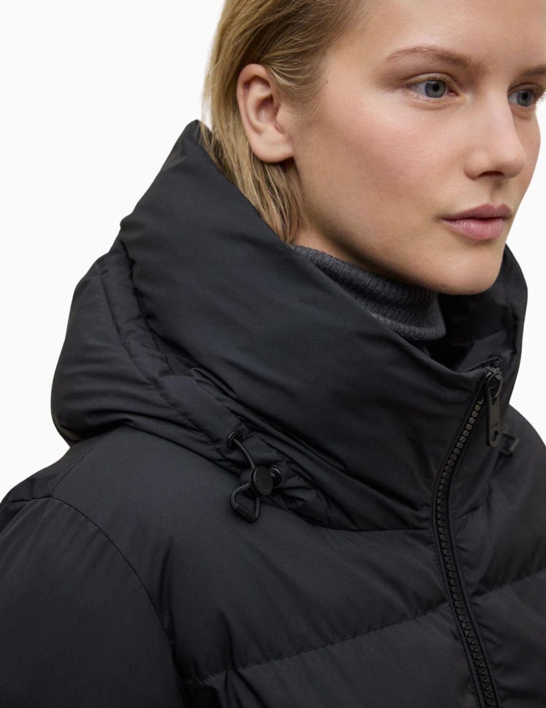 ABRIGO ECOALF MANLIE MUJER NEGRO