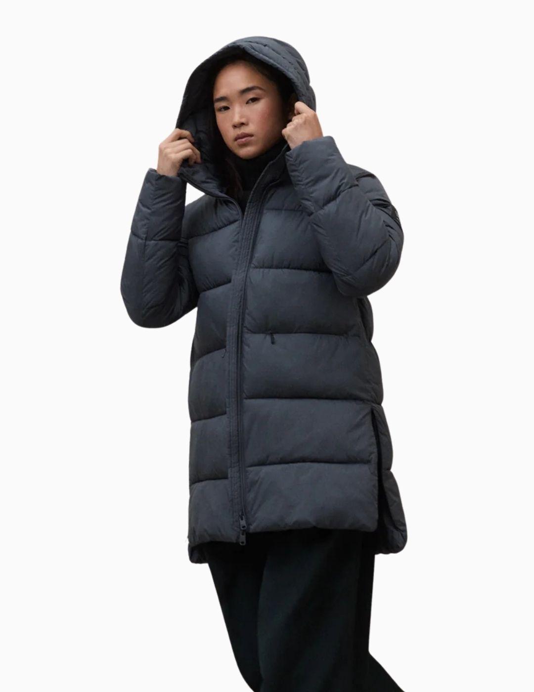 ABRIGO ECOALF MARANGU MUJER STORM BLUE