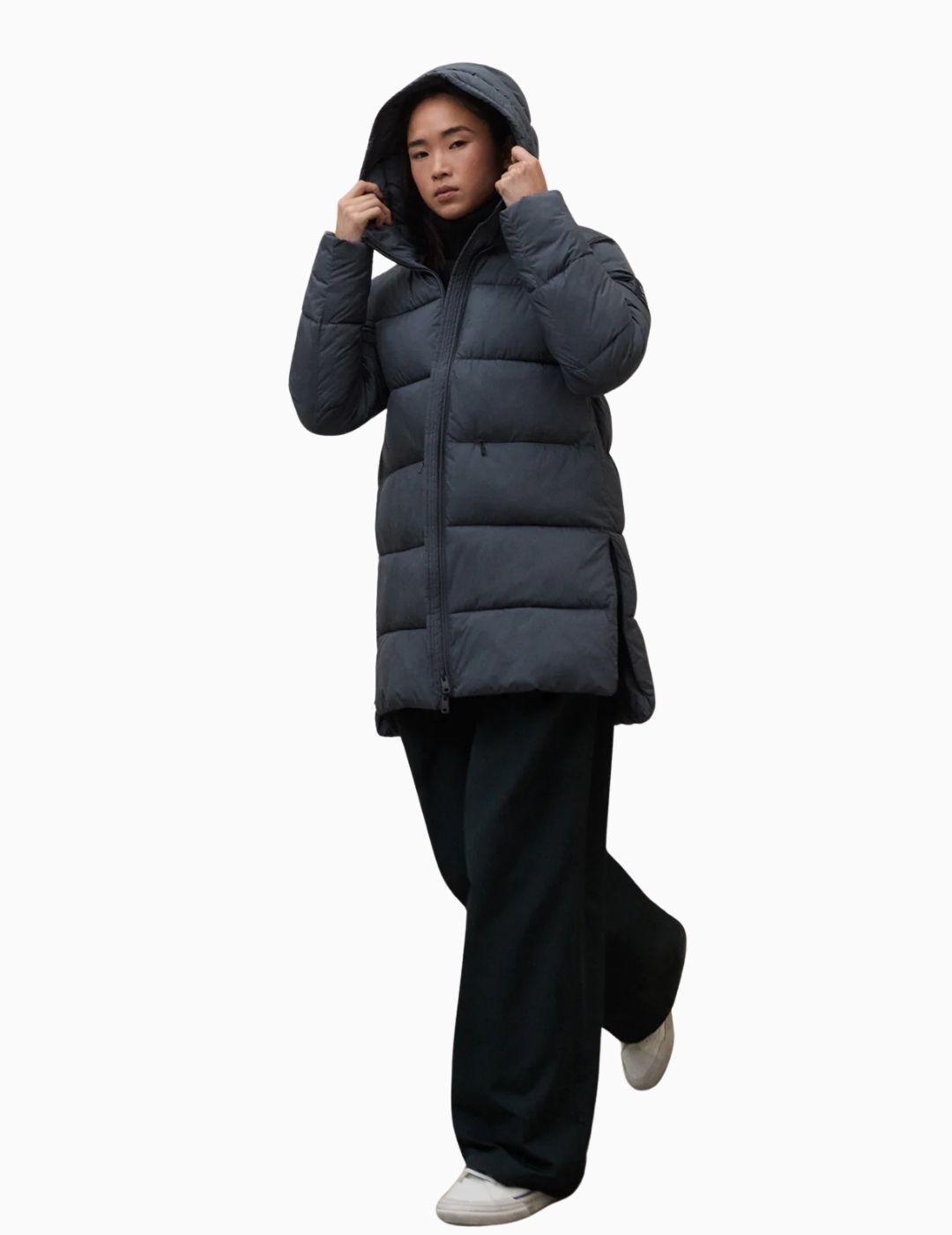 ABRIGO ECOALF MARANGU MUJER STORM BLUE