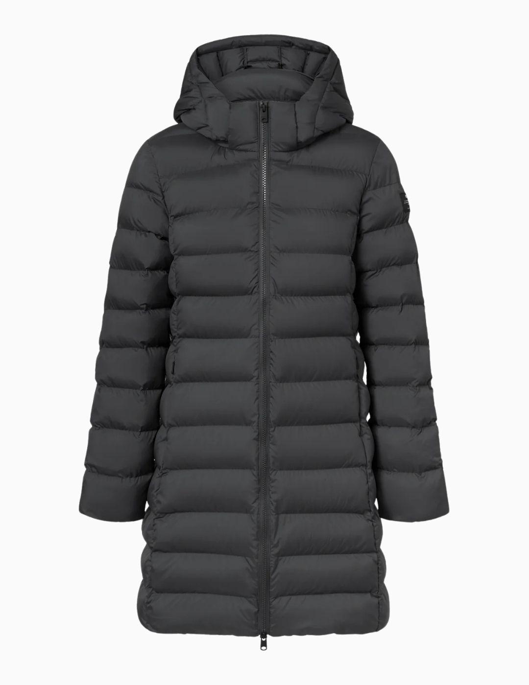 ABRIGO ECOALF CRONULLA MUJER NEGRO