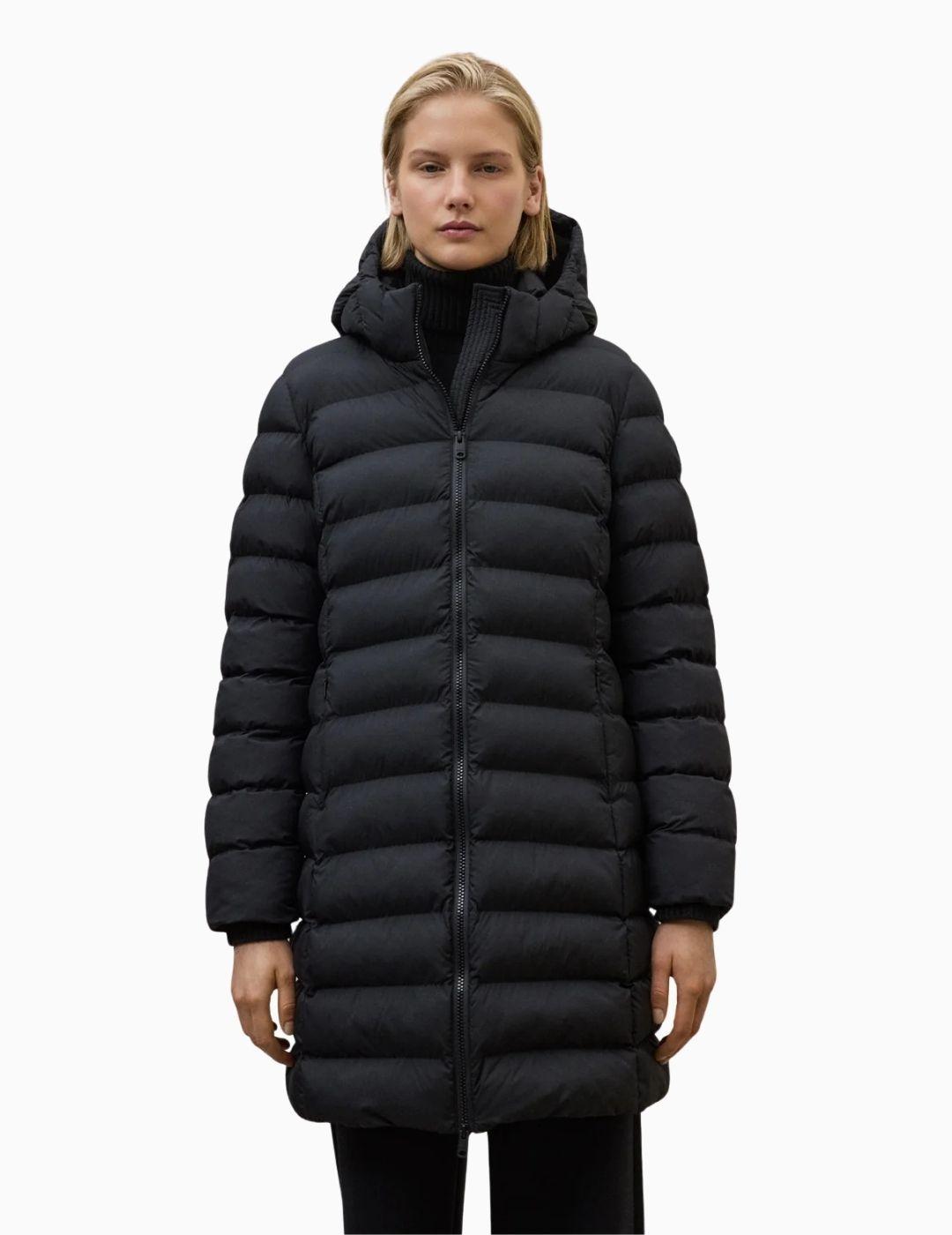 ABRIGO ECOALF CRONULLA MUJER NEGRO