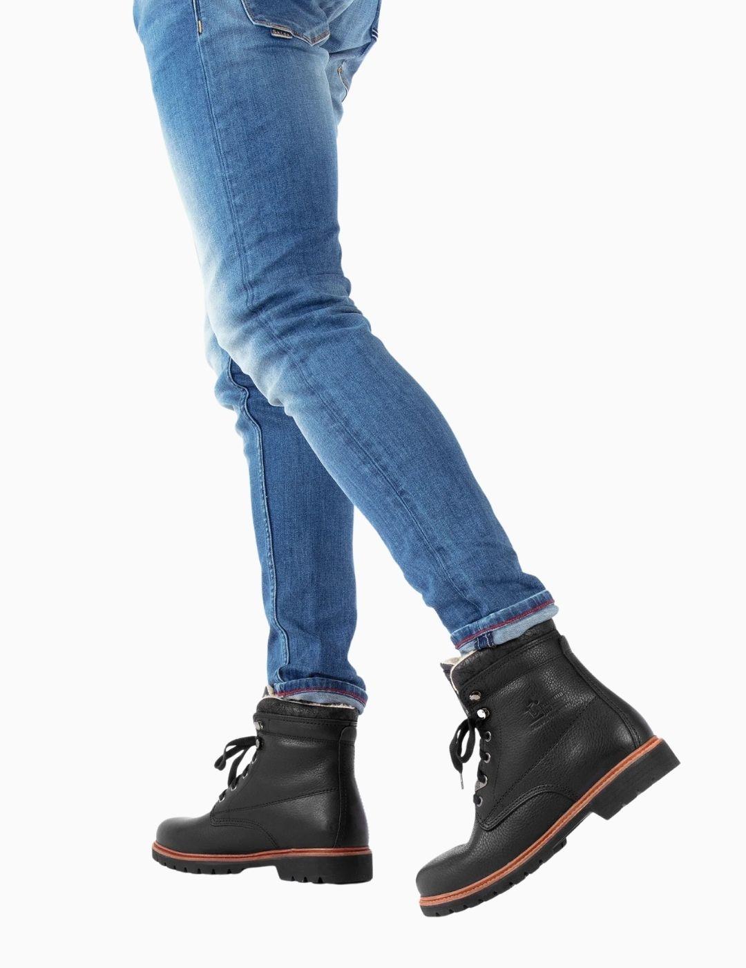 BOTAS PANAMA JACK P03 AVIATOR C2 NEGRO  HOMBRE