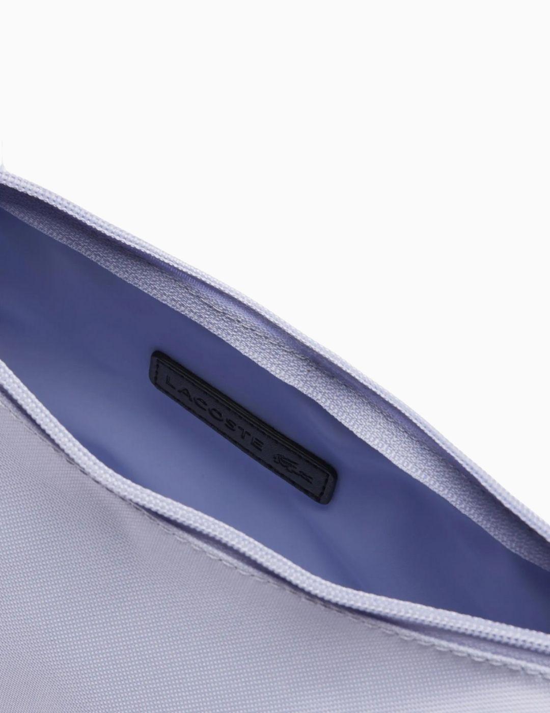 BOLSO LACOSTE MEDIA LUNA NEOCROC LAVANDA
