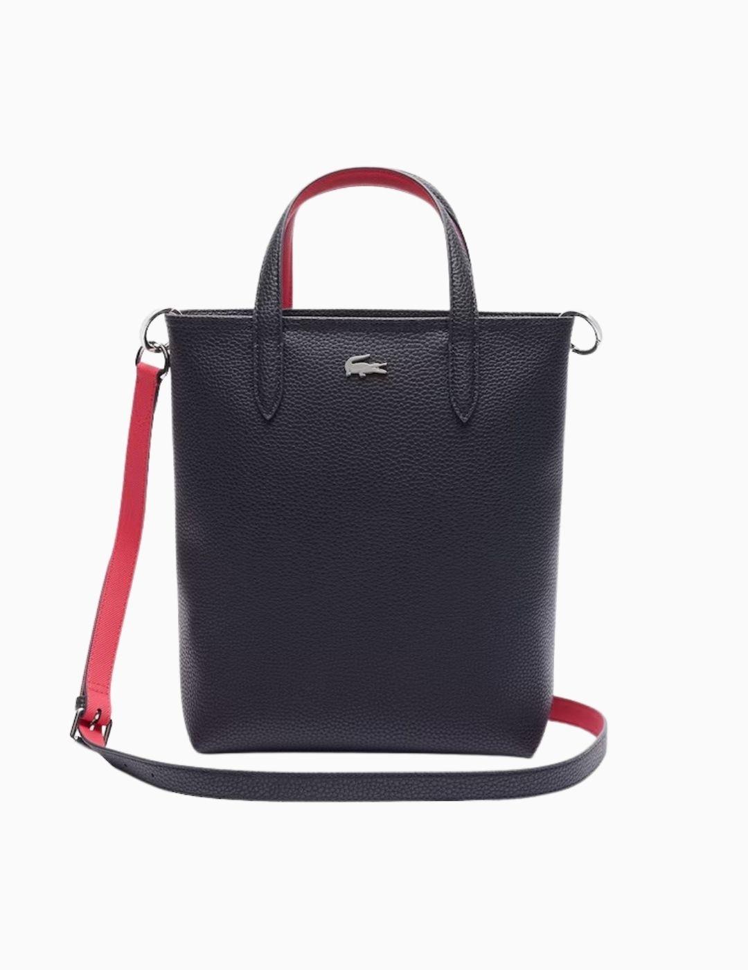 BOLSO LACOSTE TOTE VERTICAL ANNA AZUL MARINO