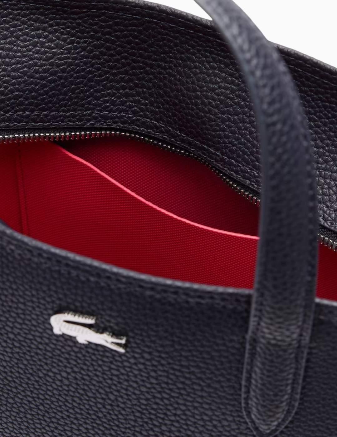 BOLSO LACOSTE TOTE VERTICAL ANNA AZUL MARINO