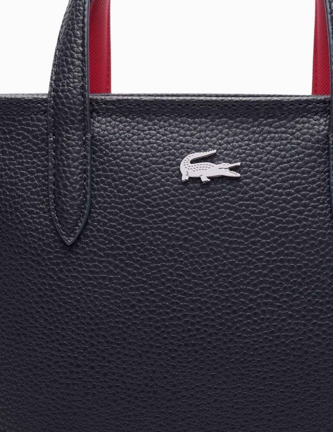 BOLSO LACOSTE TOTE VERTICAL ANNA AZUL MARINO